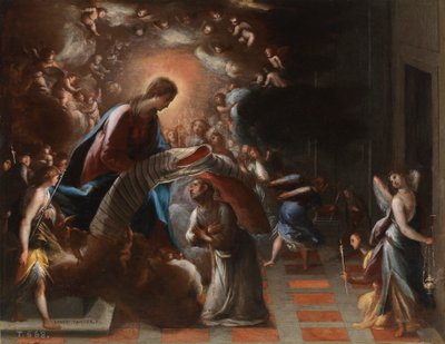 De oplegging van de kazuifel aan San Ildefonso door Eugenio Caxes